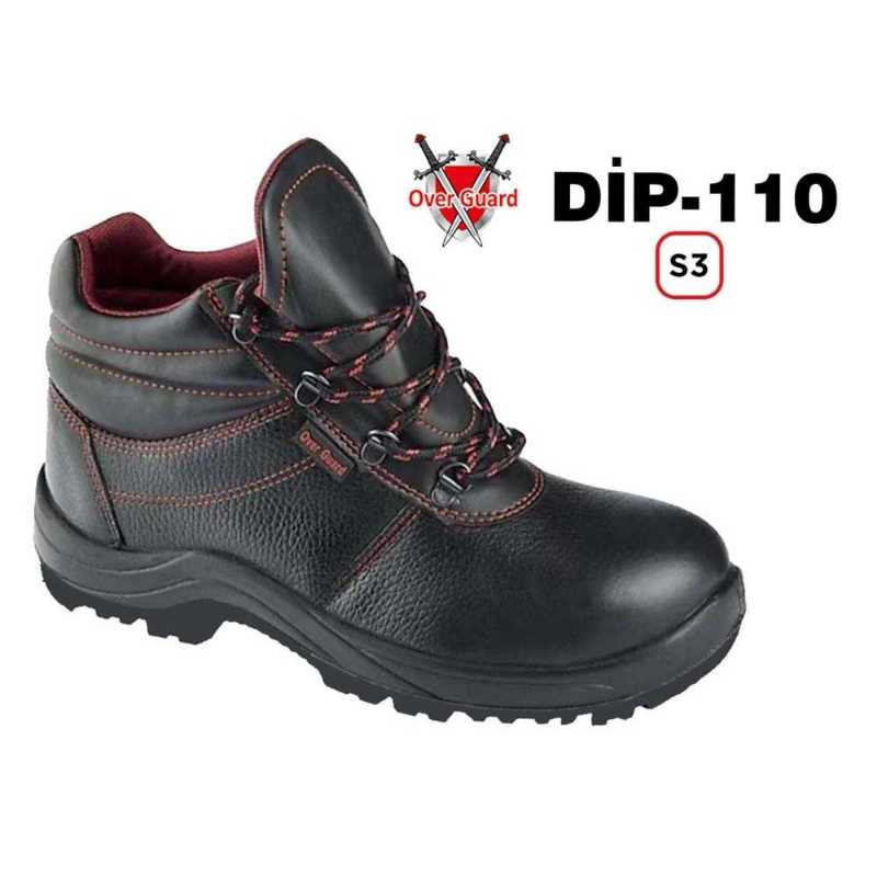 Overguard İş Botu Çelik Burunlu Çelik Aratabanlı DİP-110 S3 - 42