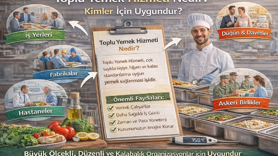 Toplu Yemek Hizmeti Nedir? Kimler İçin Uygundur?